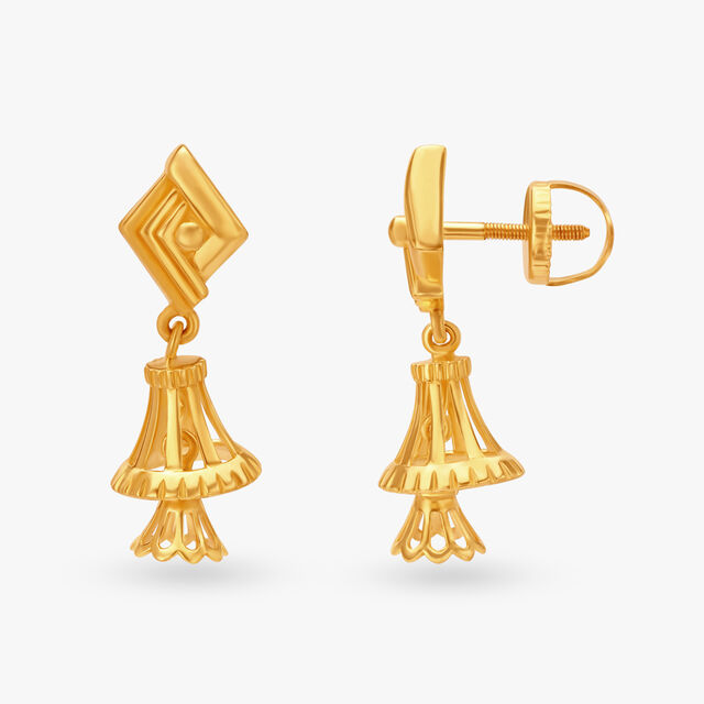 Graceful Swirls Jhumka 2