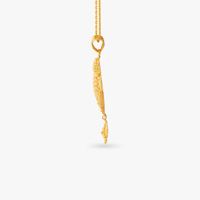 Exuberance Gold Pendant and Earrings Set 3