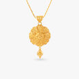 Gold Floral Majesty Pendant Set 2