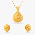 Gold Elegance Pendant Set 