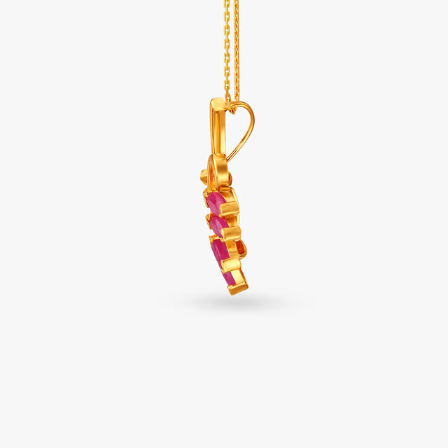 Contemporary Pendant and Earrings Set 3