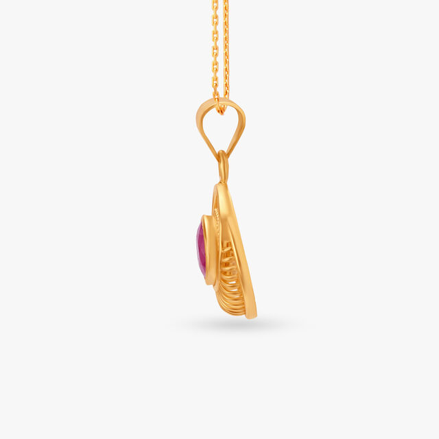 Quirky Elegance Pendant With Earrings Set,,hi-res 3