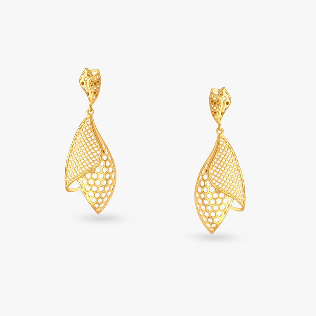Contemporary Charm Drop Earrings 
