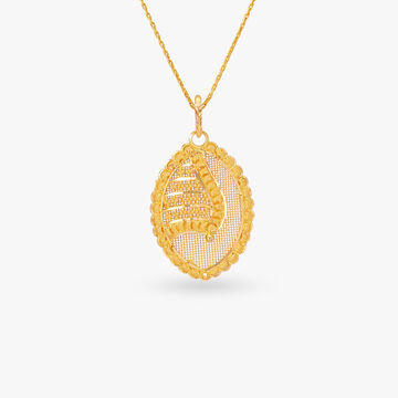 Intricate Meshwork Pendant