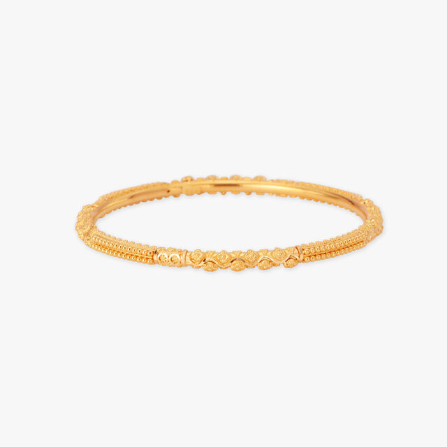 Gold Embroidery Bangle 2