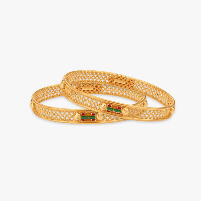 Royal Reflections Bangles,,hi-res