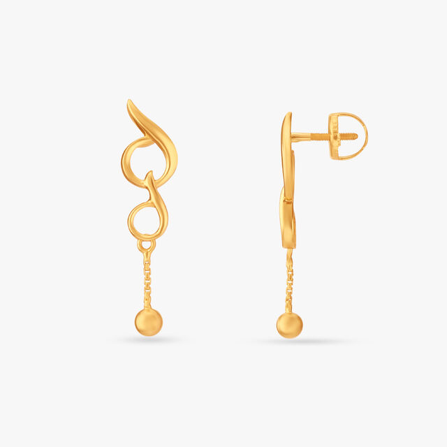 Sophisticated Slender Drop Earrings 2