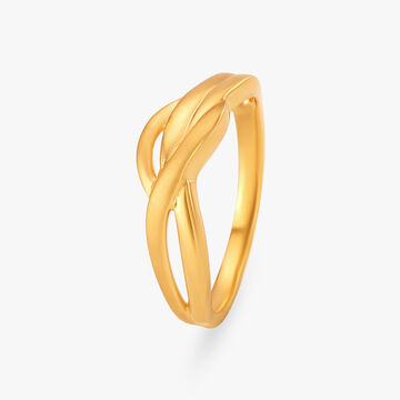 Whimsical Gold Finger Ring