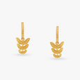 Winged Dangler Hoop Earrings 3