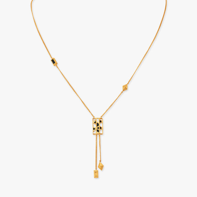 Lariat Gold Necklace