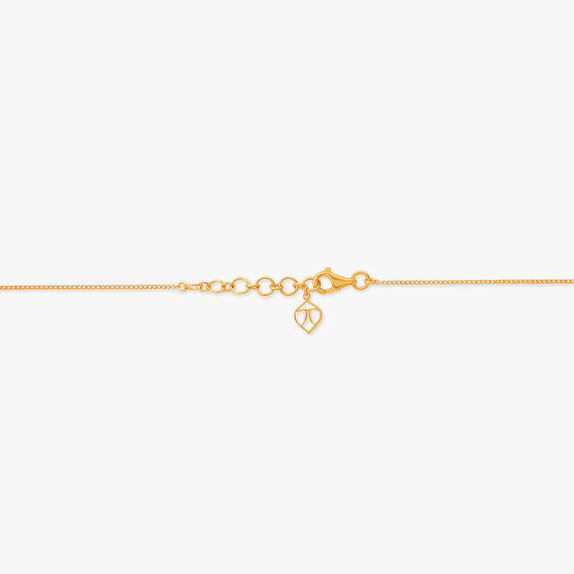 Lariat Gold Necklace