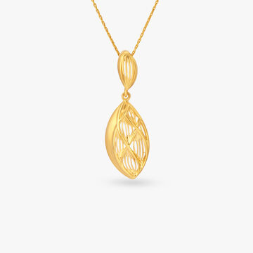 Sculptured Gold Pendant