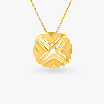 Artistic Gold Pendant