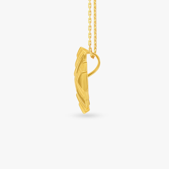 Artistic Gold Pendant 2