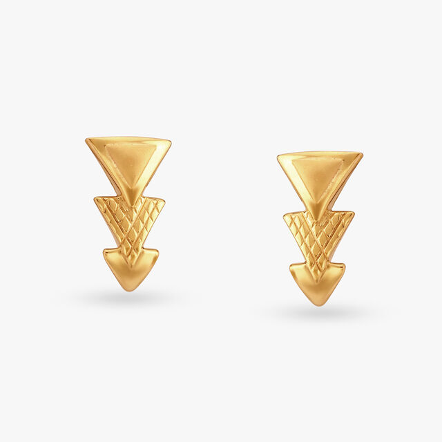 Pine-Inspired Elegance Drop Earrings 