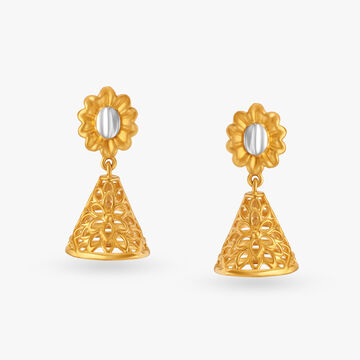 Triangular Filigree Cone Drops