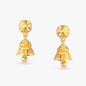 Graceful Filigree Jhumkas