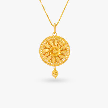 Imperialistic Gold Pendant