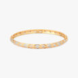 Wavy Delight Gold Bangle 2
