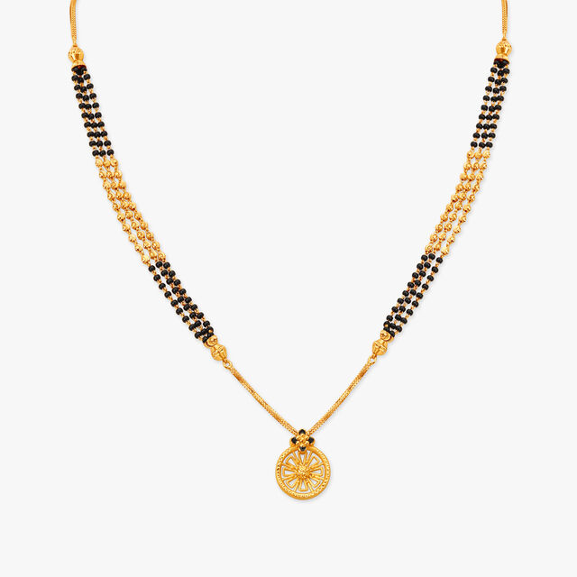 Elegant Gold Flora Mangalsutra