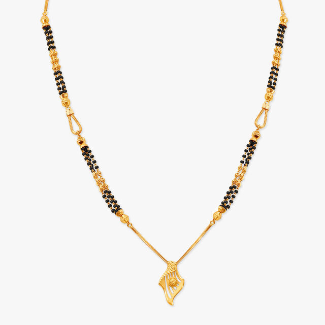 Elegant Filigree Gold Mangalsutra