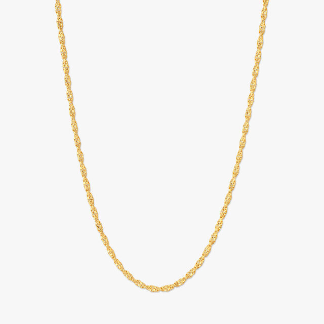 Spiral Luxe Gold Chain