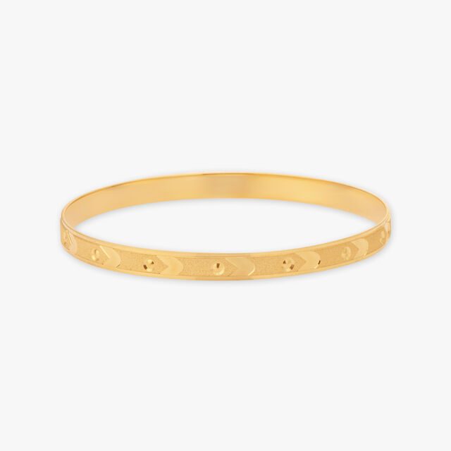 Engraved Gold Bangles