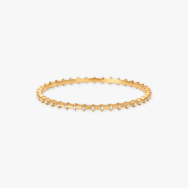 Minimalist Diamond Bangle 