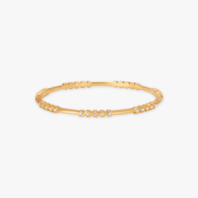 Resplendent Diamond Bangle 