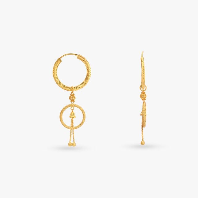 Versatile Gold Hoop Earrings