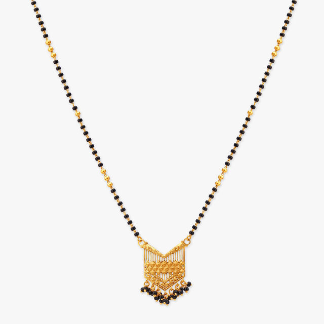 Arrow-Shaped Gold Mangalsutra