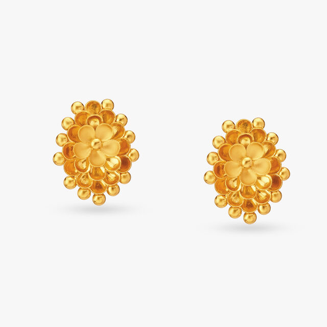 Luxe Gold Pendant and Earrings Set 4