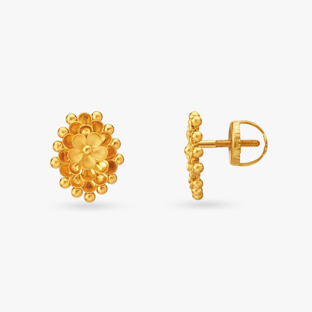 Luxe Gold Pendant and Earrings Set 5