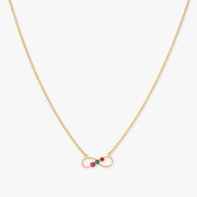 Infinity Gold Necklace Set 2
