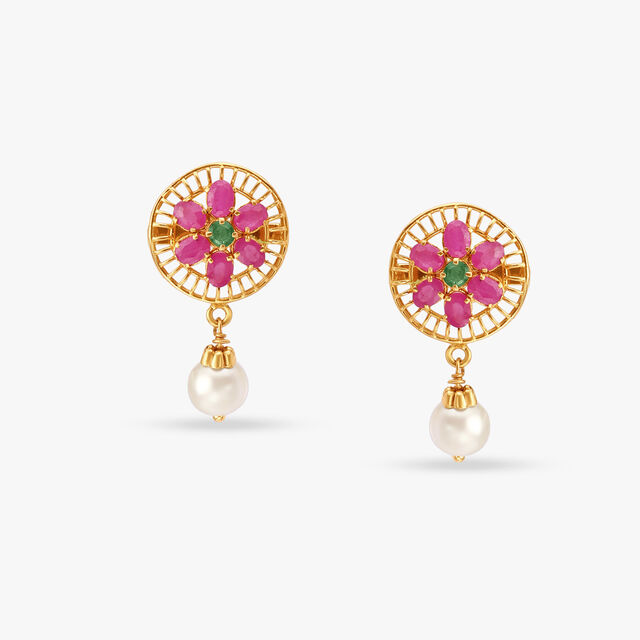 Vibrant Elegance Drop Earrings 