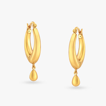 Sleek Chic Hoop Earrings