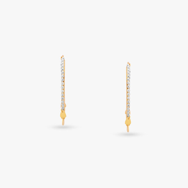 Geometric Gold Hoop Earrings