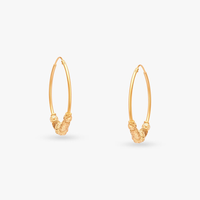 Elegant Gold Hoop Earrings