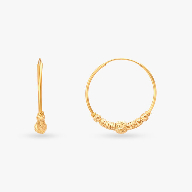 Elegant Gold Hoop Earrings