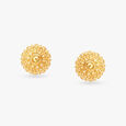 Intricate Gold Stud Earrings 