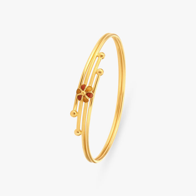 Floral Enamel Bangle 2