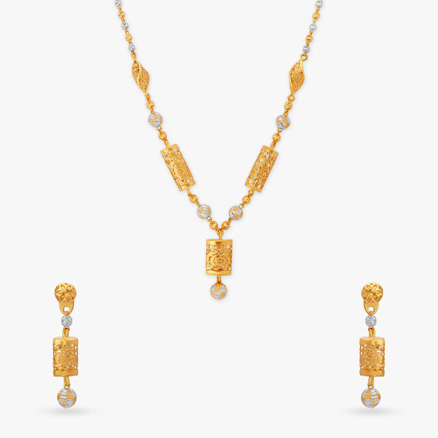 Classic Gold Necklace Set 