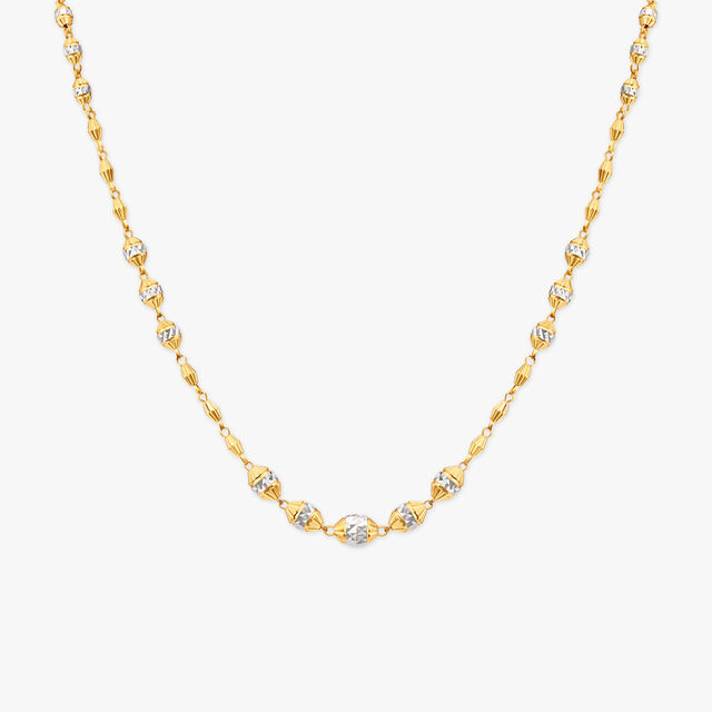 Beaded Gold Chain