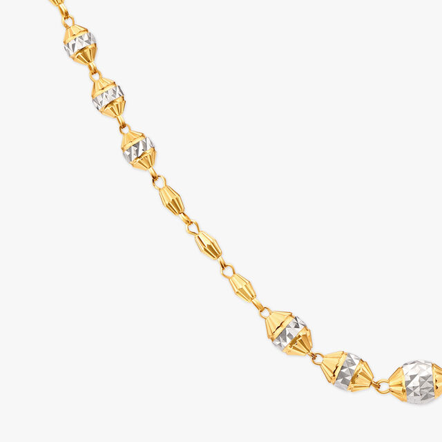 Beaded Gold Chain