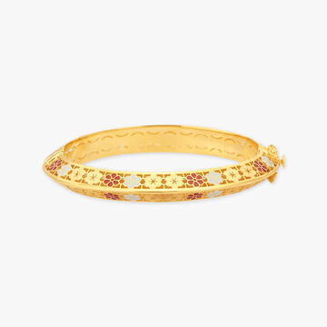 Dazzling Gold Bangle