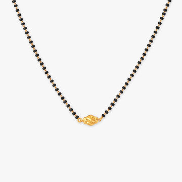 Golden Cosmos Beaded Mangalsutra