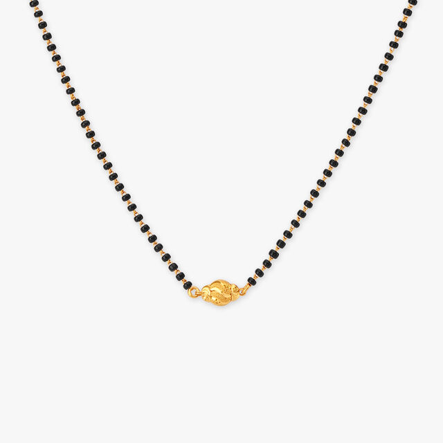 Golden Cosmos Beaded Mangalsutra