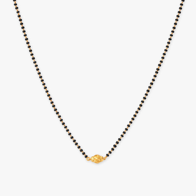 Golden Cosmos Beaded Mangalsutra
