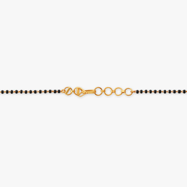 Golden Cosmos Beaded Mangalsutra