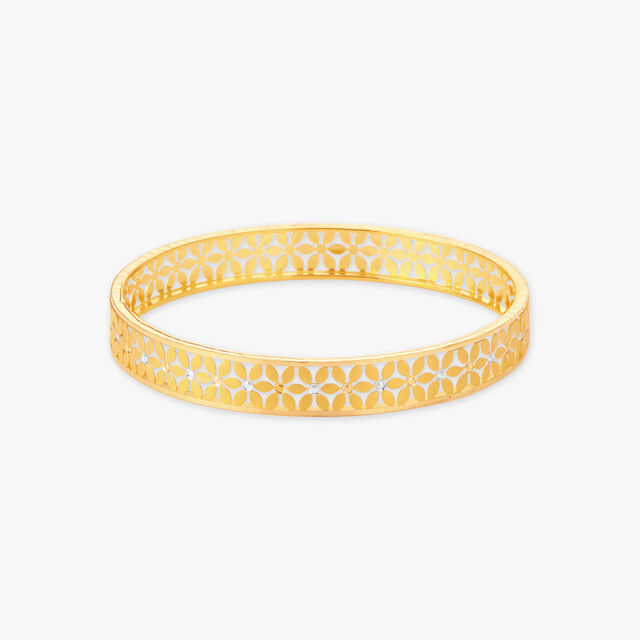 Geometric Glamour Bangle 